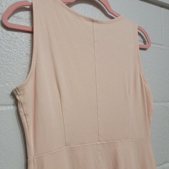 New York & Company Peach Dress Medium - Picture 8 of 10